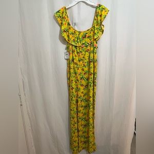 Arizona jean co. Romper color festival yellow size XL181/2